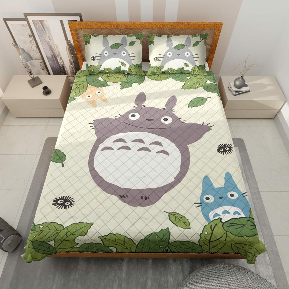 Bedding Set | Totoro And Friends Quilt Bedding Set Bedding Set Bedding Set