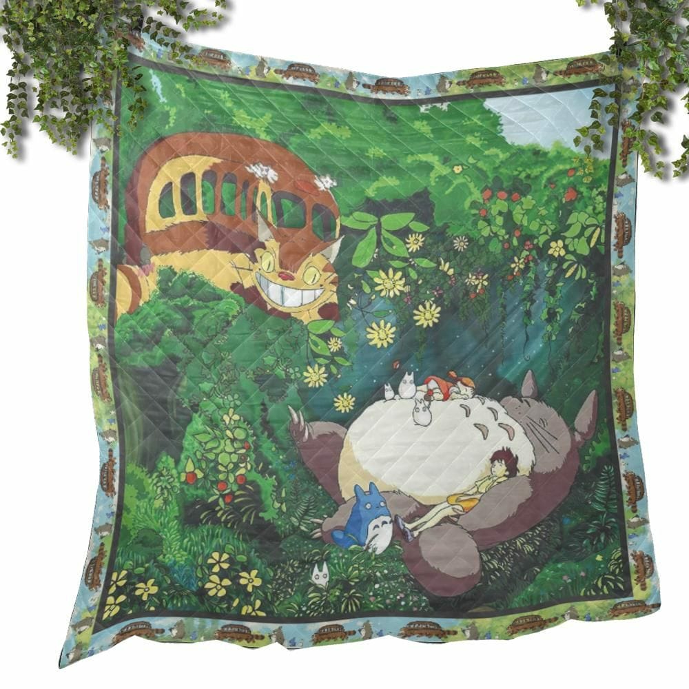 Blankets | My Neighbor Totoro In The Forest Quilt Blanket Blankets Blankets