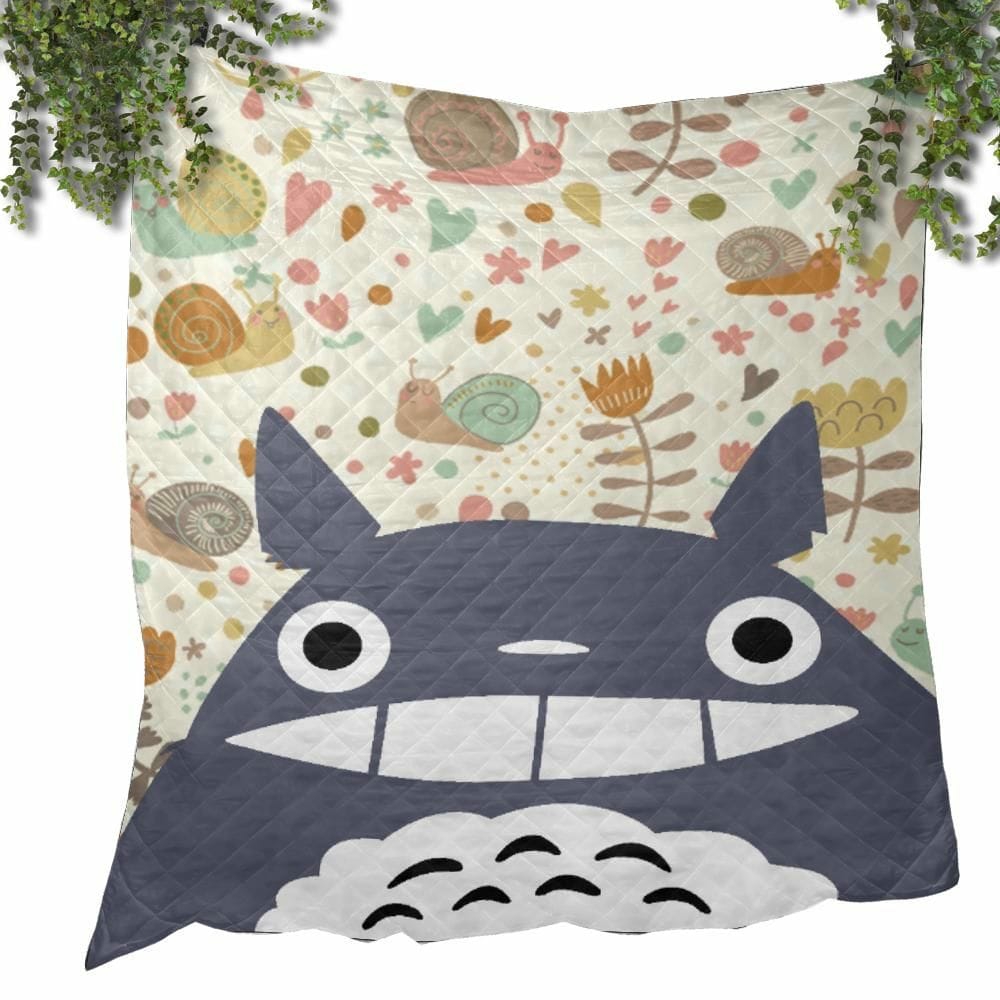 Blankets | Smiling Totoro Quilt Blanket Blankets Blankets