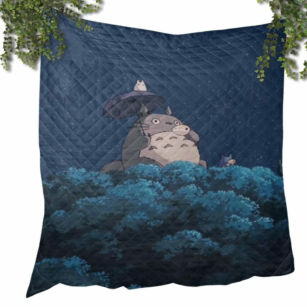 Blankets | Totoro Flute Night Quilt Blanket Blankets Blankets