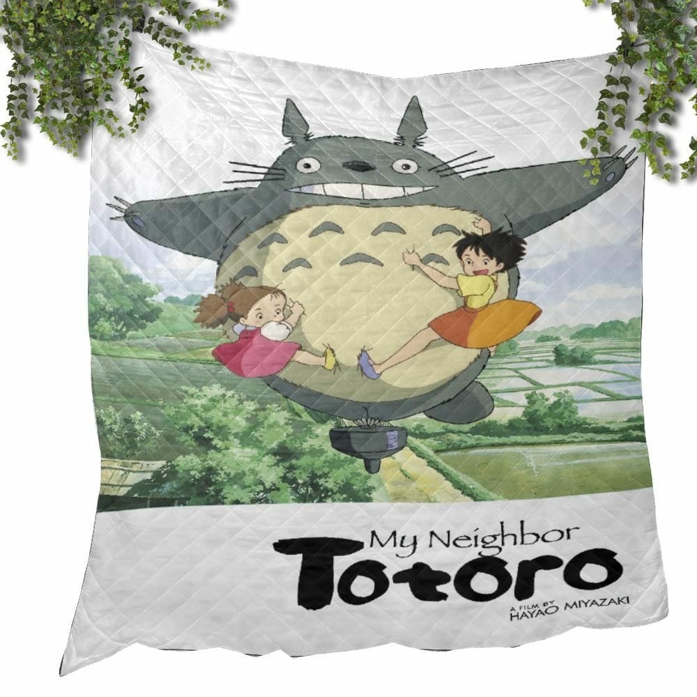 Blankets | Totoro Spinning Quilt Blanket Blankets Blankets