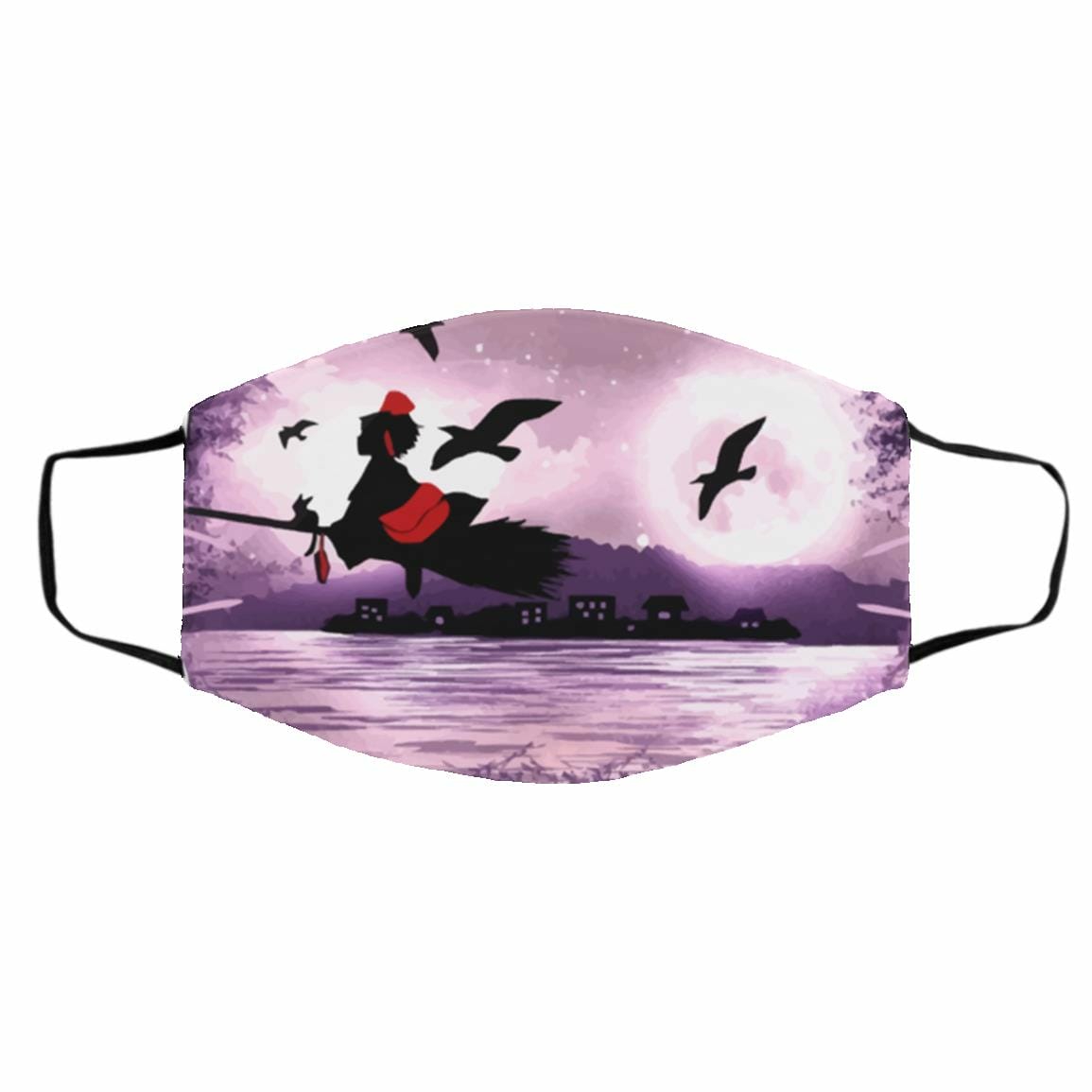 Face Covers | Kiki’s Delivery Service – Purple Jiji Face Mask Accessories Face Covers