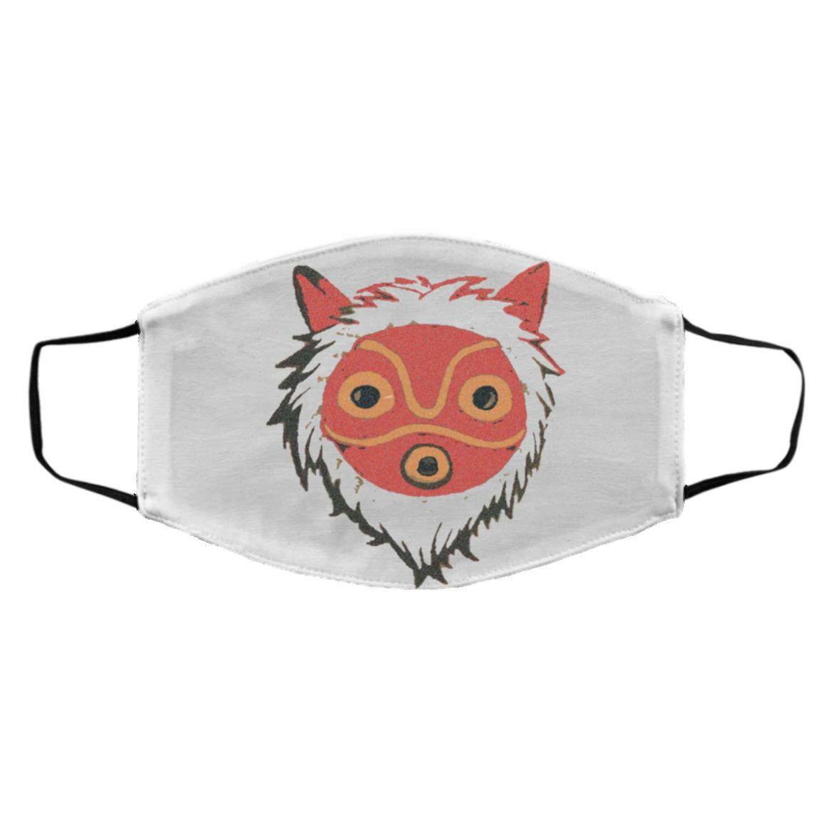 Face Covers | Mononoke – Wolf Princess Face Mask Accessories Face Covers