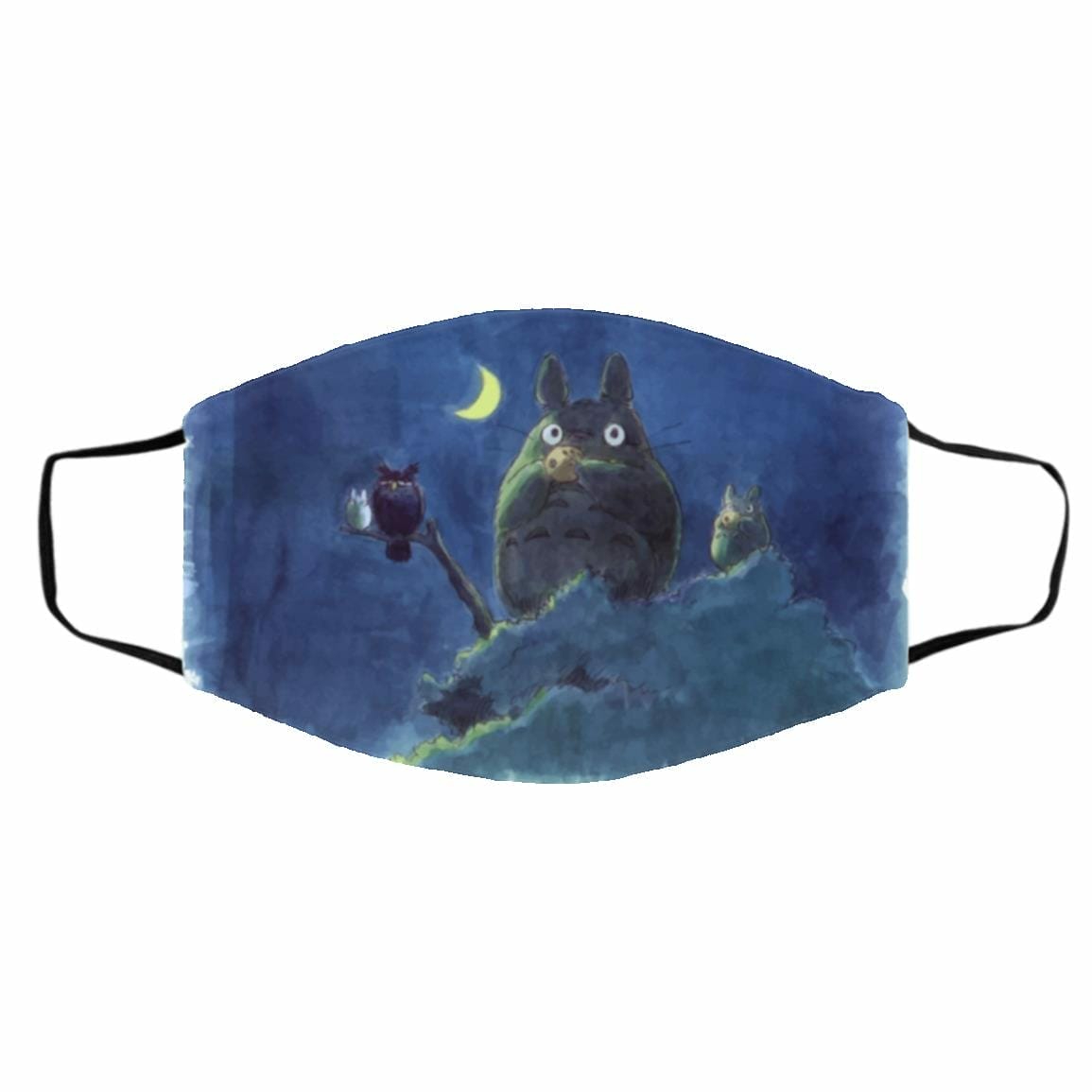 Face Covers | My Neighbor Totoro By The Moon Face Mask Accessories Face Covers