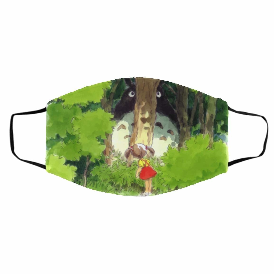 Face Covers | My Neighbor Totoro – Hide – Seek Face Mask Accessories Face Covers