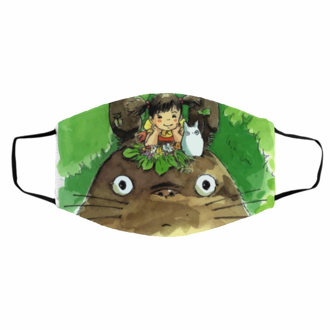 Face Covers | My Neighbor Totoro – Mei Water Color Art Face Mask Accessories Face Covers