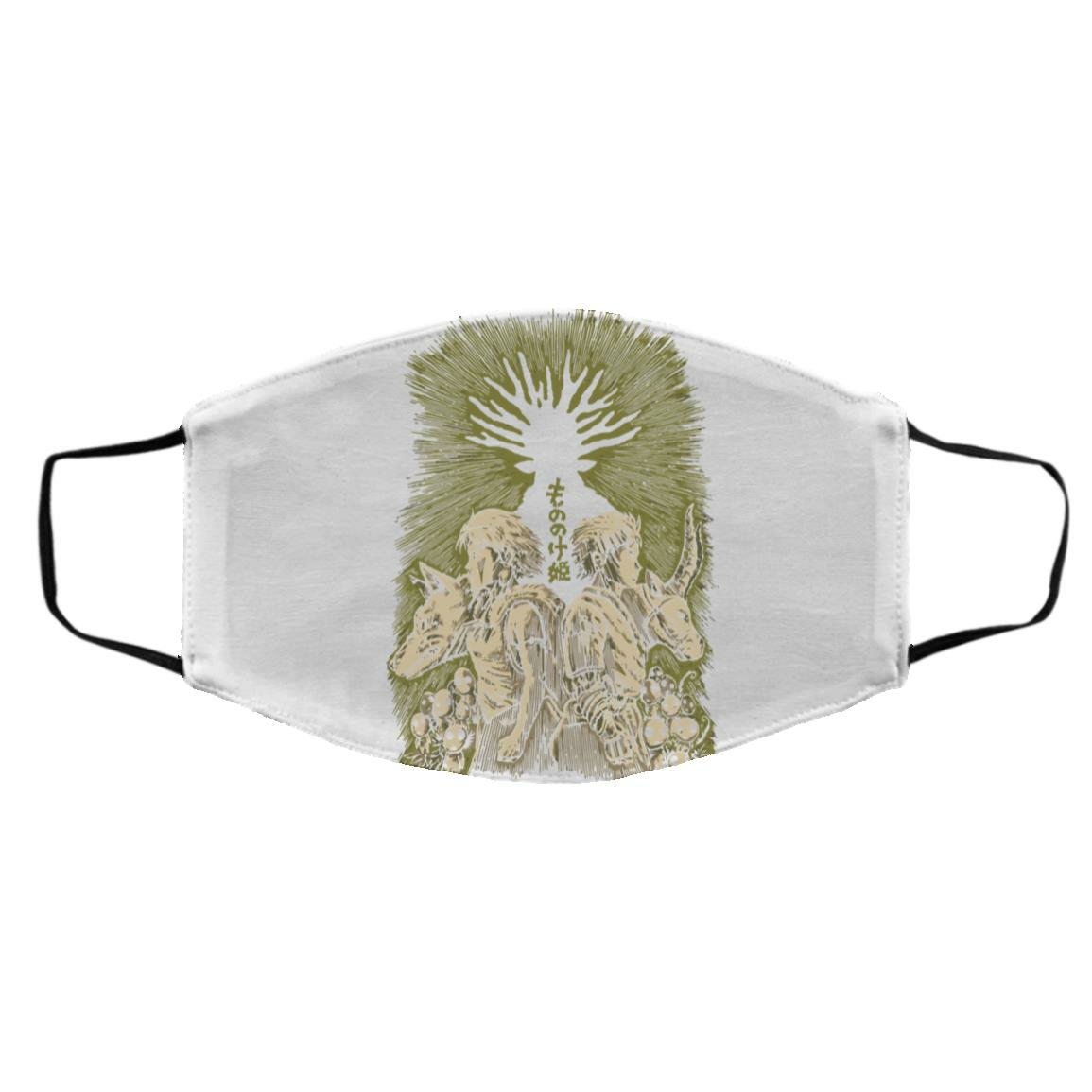 Face Covers | Princess Mononoke – San And Ashitaka Face Mask Accessories Face Covers