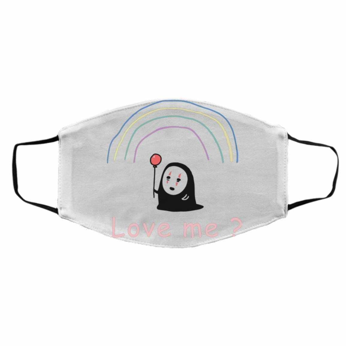 Face Covers | Spirited Away – No Face, Love Me? Face Mask Accessories Columbia Blue