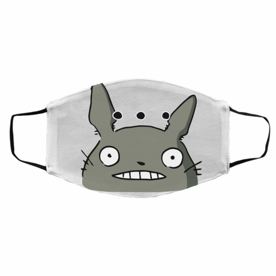 Face Covers | Totoro Poker Face Face Mask Accessories Black