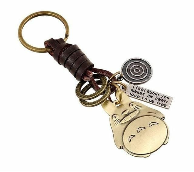 Keychains | My Neighbor Totoro Leather Keychain Accessories Keychains