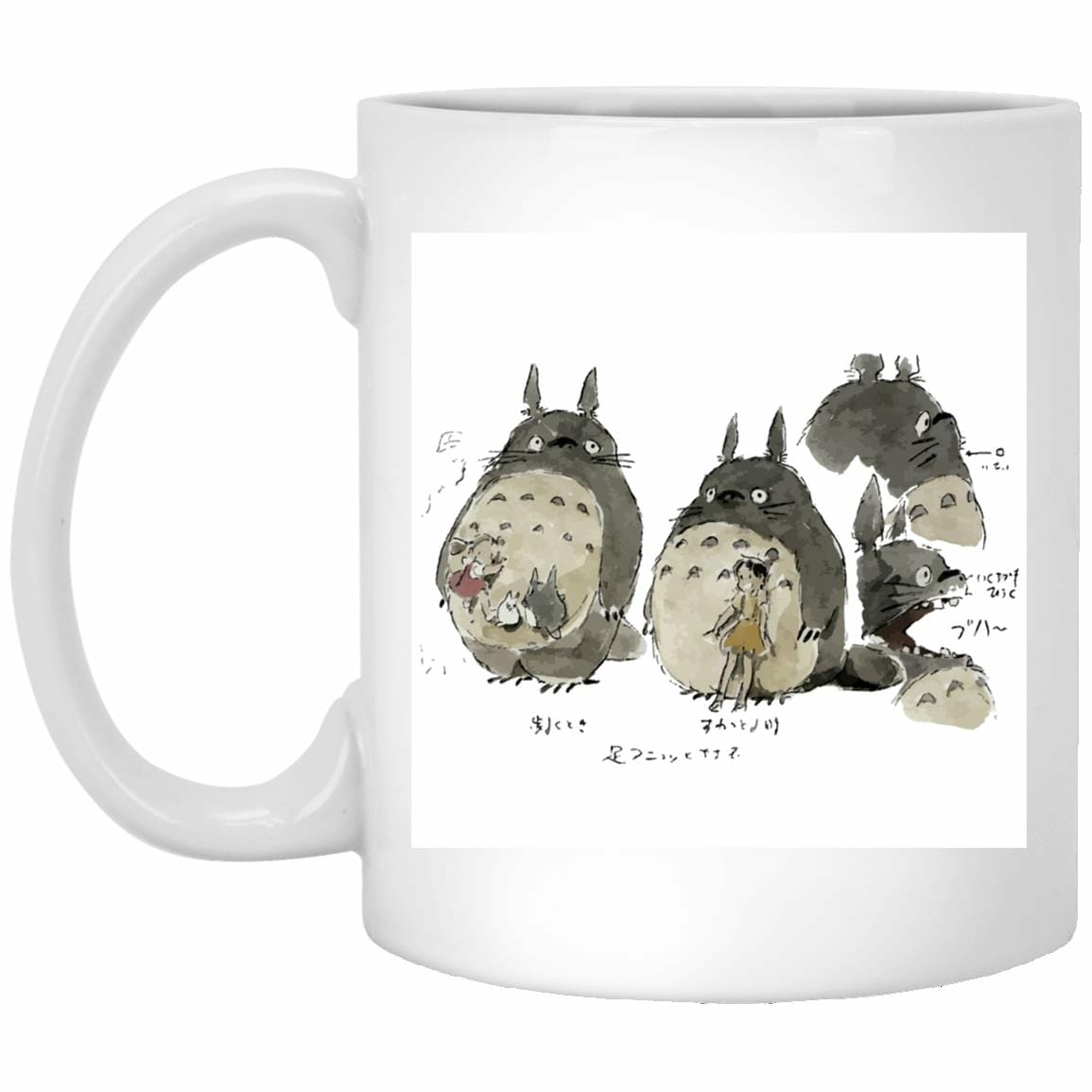 Mugs | My Neighbor Totoro Sketch Mug Home Decor Mugs