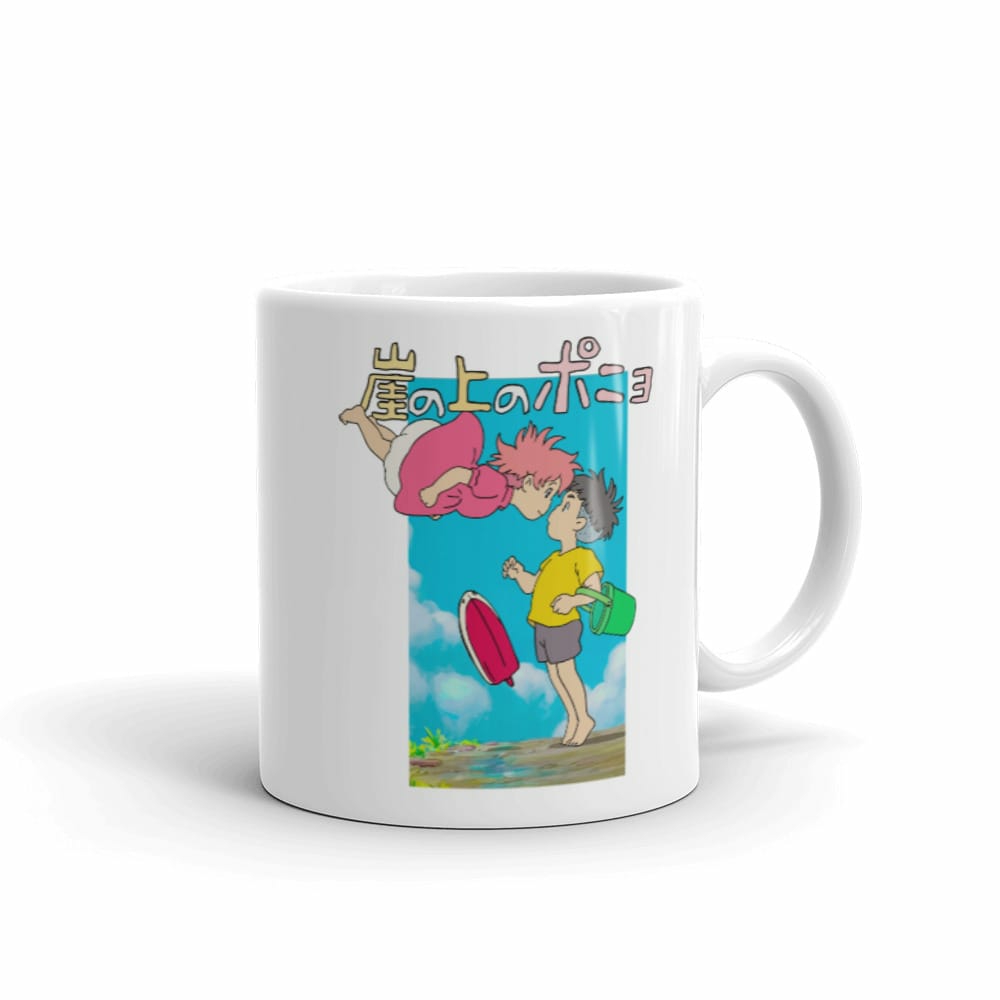 Mugs | Ponyo On The Cliff By The Sea Poster Coffee Mug Home Decor Mugs