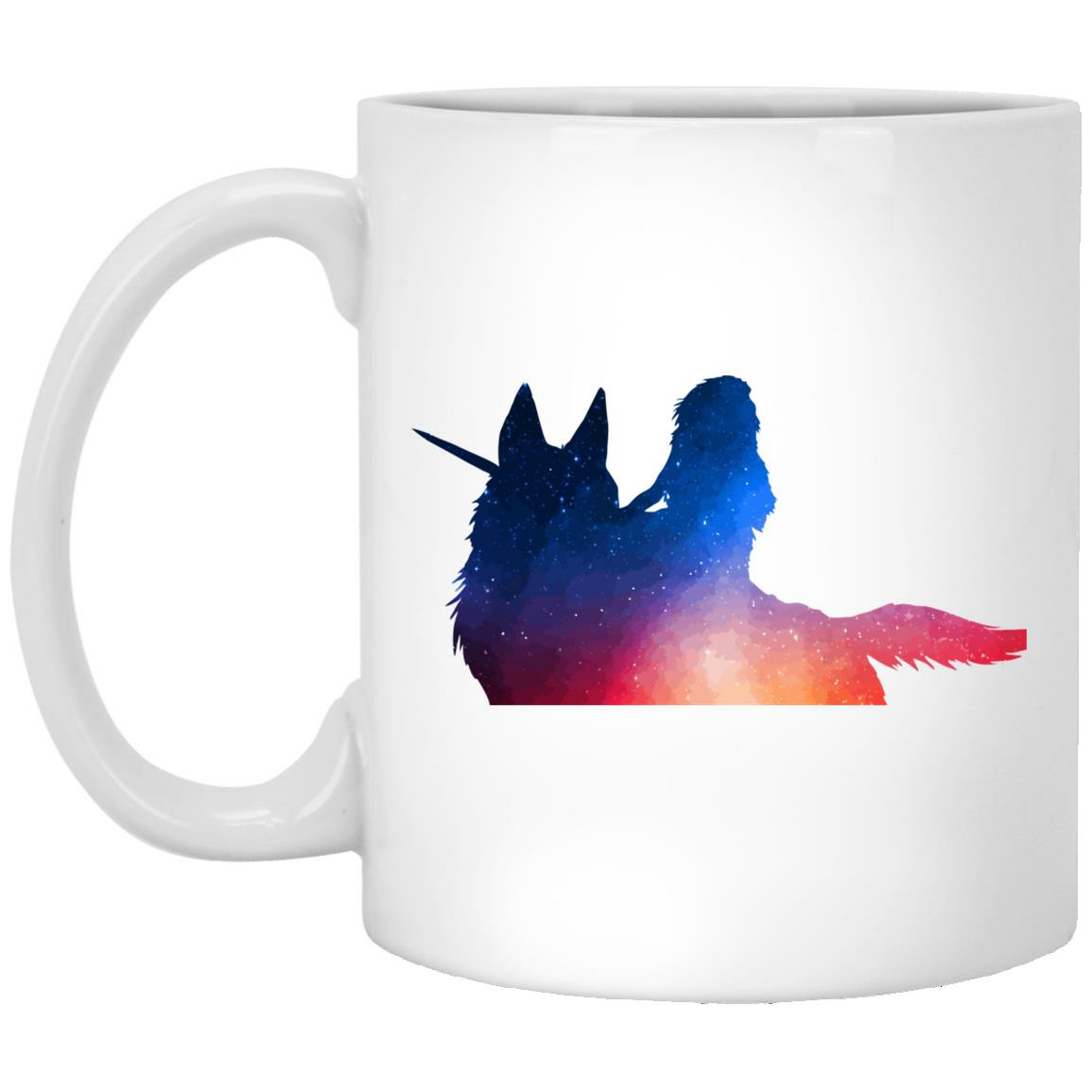 Mugs | Princess Mononoke Rainbow Style Mug Home Decor Mugs