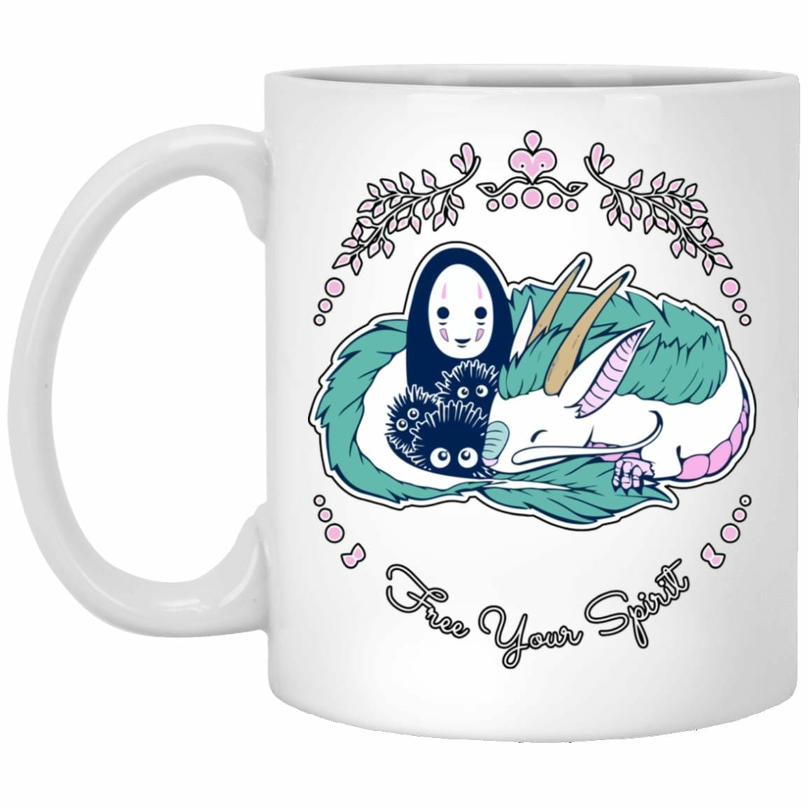 Mugs | Spirited Away – No Face And Haku Dragon Mug Home Decor Mugs