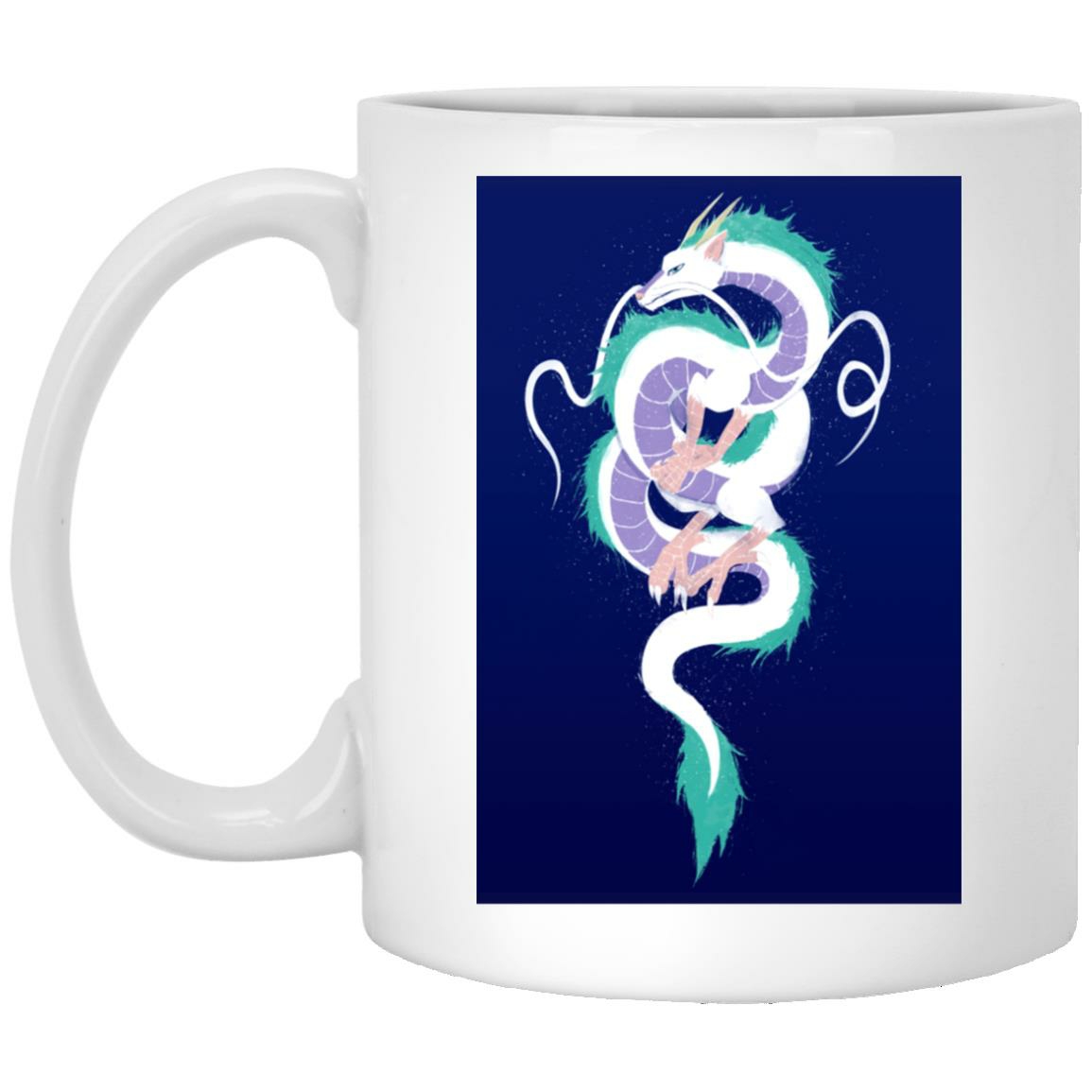 Mugs | Spirited Away Haku Dragon Fanart Style 3 Mug Home Decor Mugs