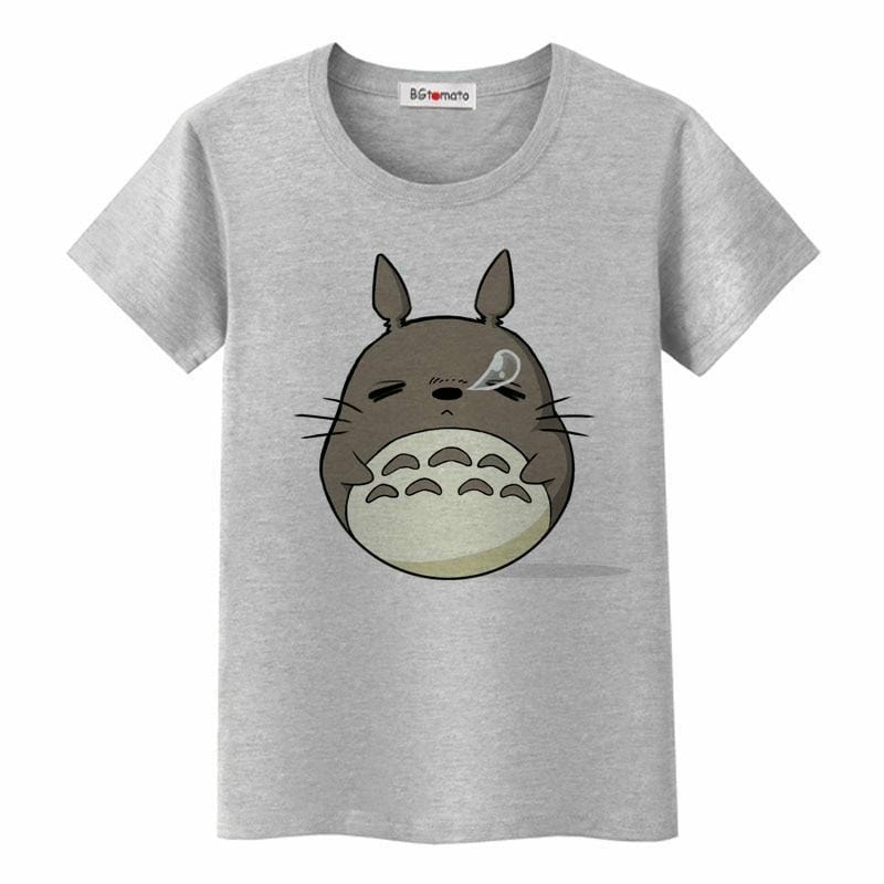 My Neighbor Totoro | My Neighbor Totoro Cute T-Shirt For 3 Styles My Neighbor Totoro Gray