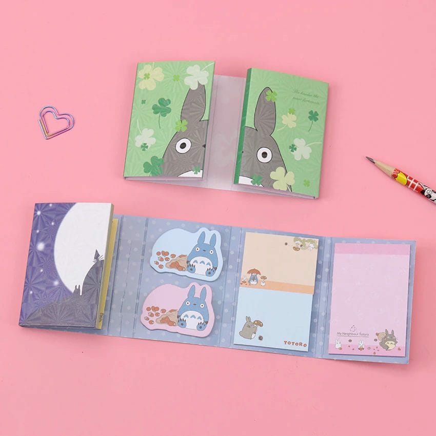 Office & Stationery | My Neighbor Totoro 6 Folding Memo Pads Accessories Office & Stationery