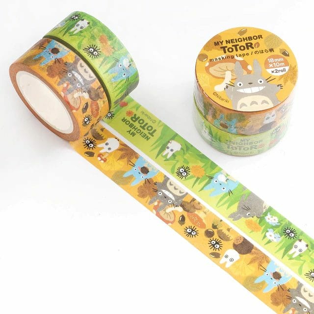 Office & Stationery | My Neighbor Totoro Washi Tape 2Pcs/Set Accessories Office & Stationery