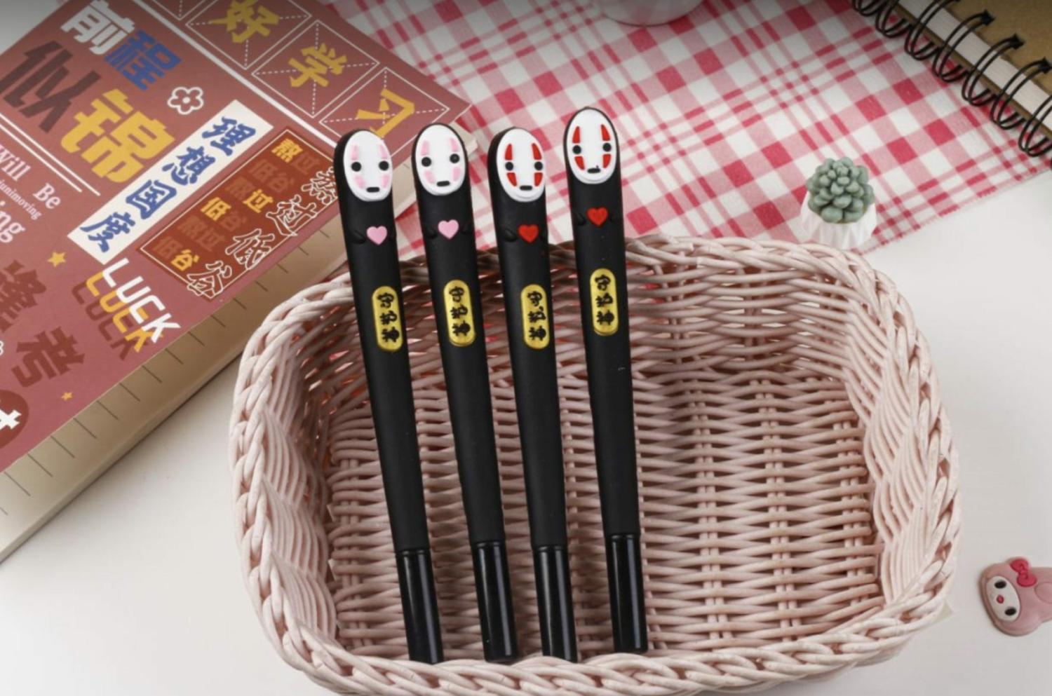 Office & Stationery | Spirited Away Kaonashi No Face Gel Ink Pen 2Pcs/Lot Accessories Office & Stationery