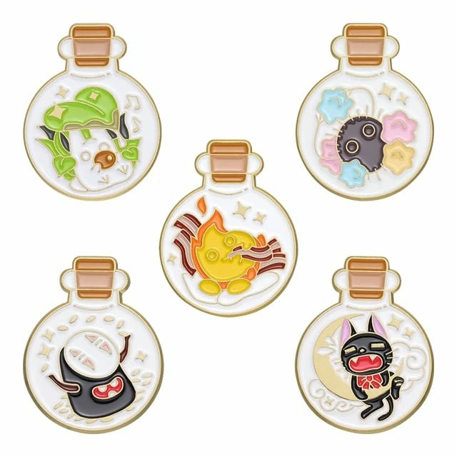 Other Accessories | Ghibli Cute Characters Badge Pin Set 5Pcs Style 2 Accessories Other Accessories