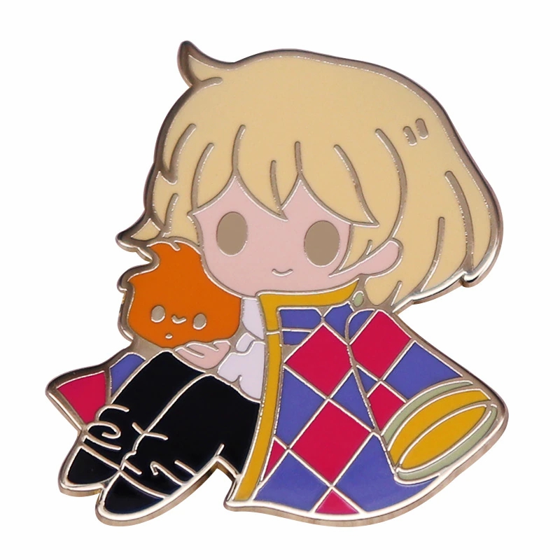 Other Accessories | Howl’s Moving Castle – Cute Magician Howl And Calcifer Badge Pin Accessories Other Accessories