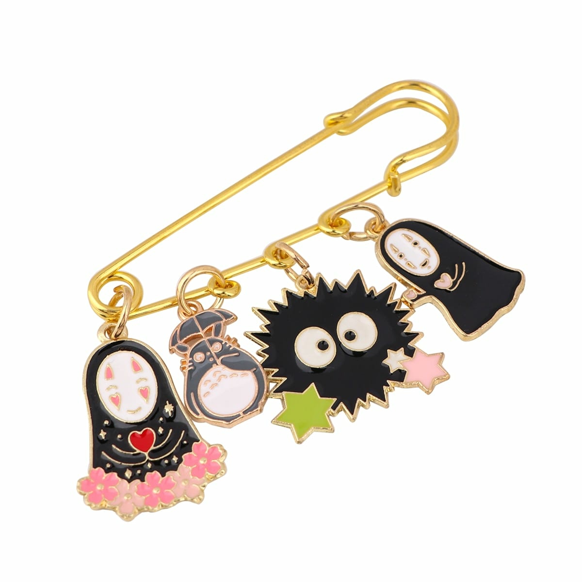 Other Accessories | No Face, Totoro, Soot Sprites Cute Enamel Pins Accessories Other Accessories