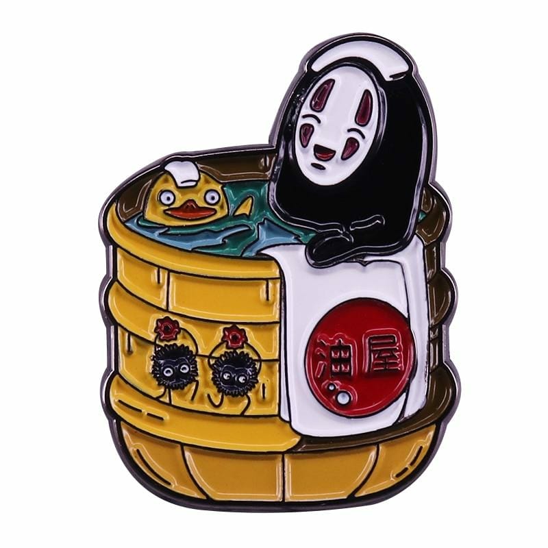 Other Accessories | Spirited Away Kaonashi No Face In Bathtub Badge Pins Accessories Other Accessories