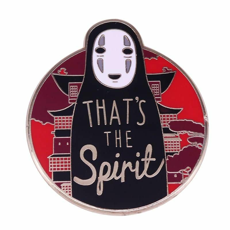 Other Accessories | Spirited Away No Face Kaonashi "That’s The Spirit" Badge Pins Accessories Other Accessories