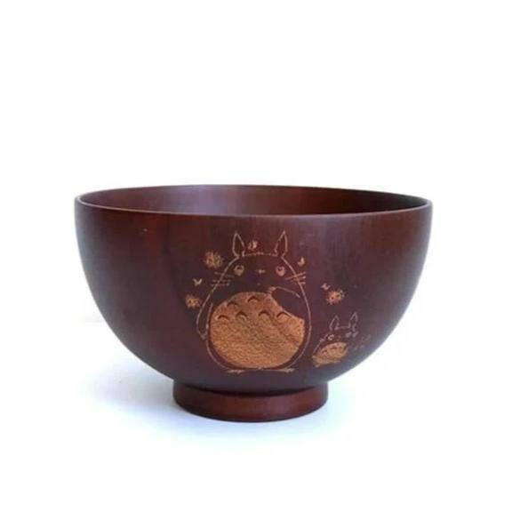 Other Accessories | Totoro Mini Wooden Bowl Japanese Style Accessories Other Accessories