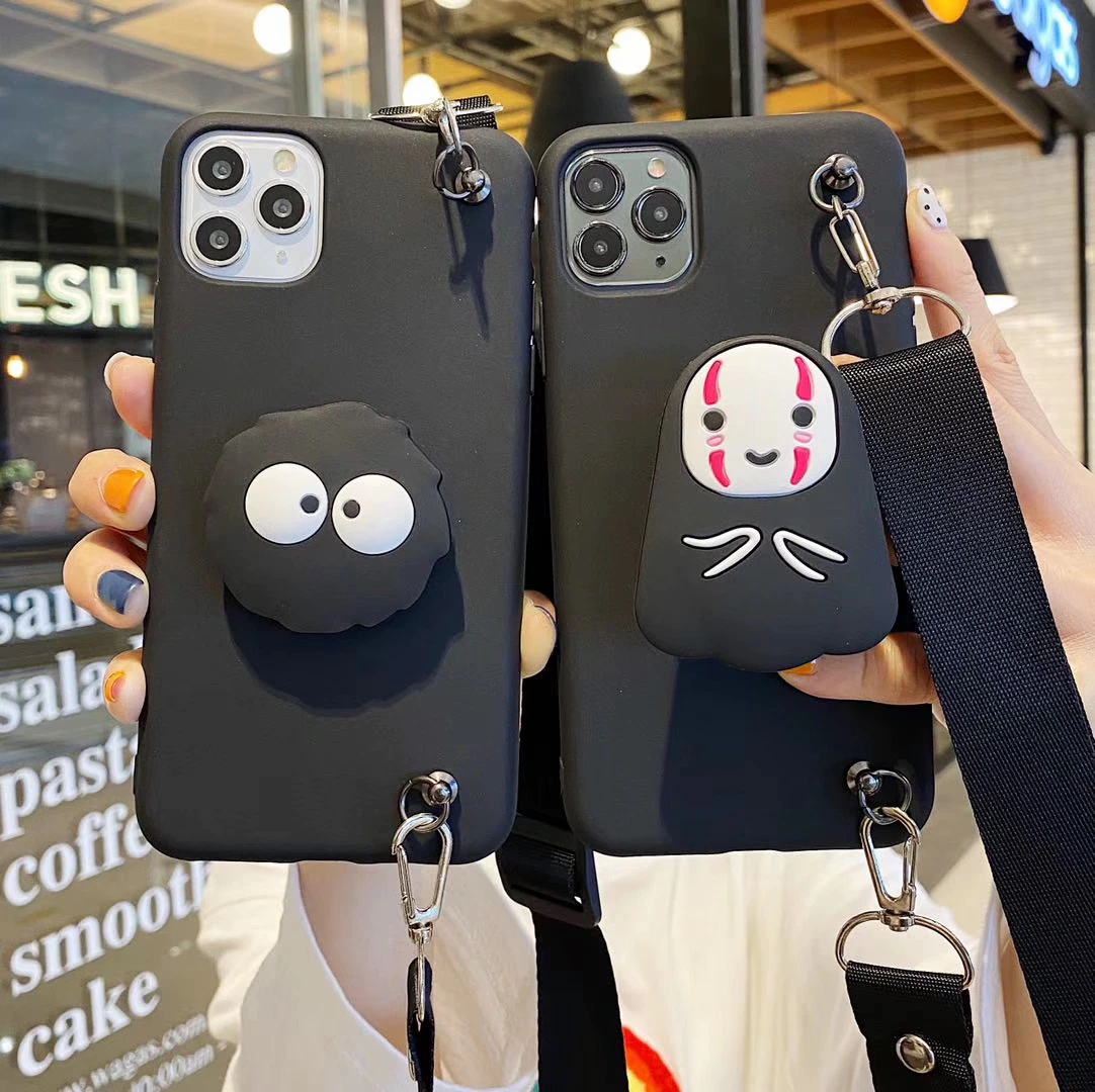 Phone Cases | Spirited Away No Face Man And Soot Soft Silicone Iphone Case Accessories No Face