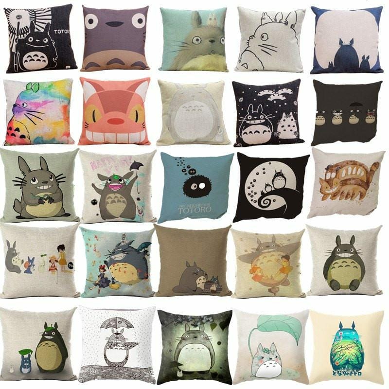 Pillows & Covers | Colorful Totoro Printed Throw Pillow Cover Home Decor Pillows & Covers