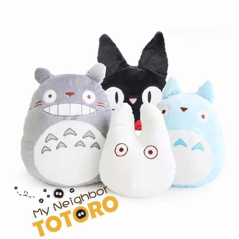 Pillows & Covers | My Neighbor Totoro – Kiki’s Delivery Service Jiji Plush Stuffed Pillow Home Decor Pillows & Covers