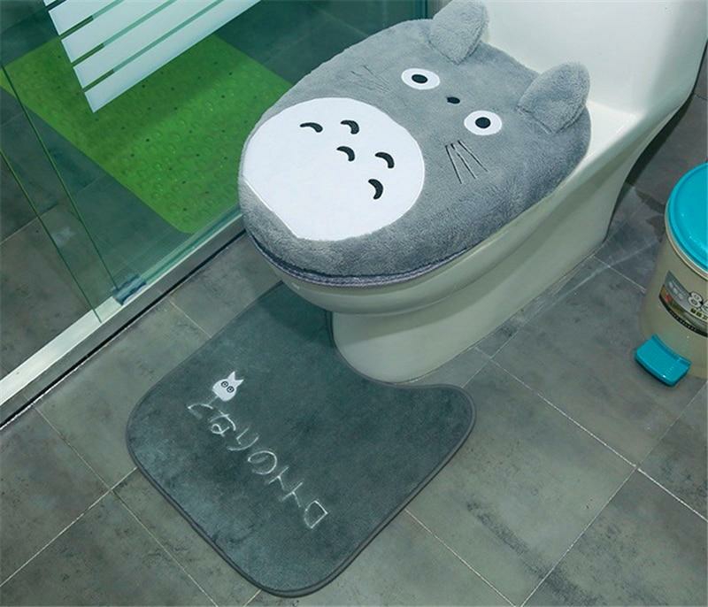 Pillows & Covers | My Neighbor Totoro Toilet Seat Cover Mat Home Decor Pillows & Covers