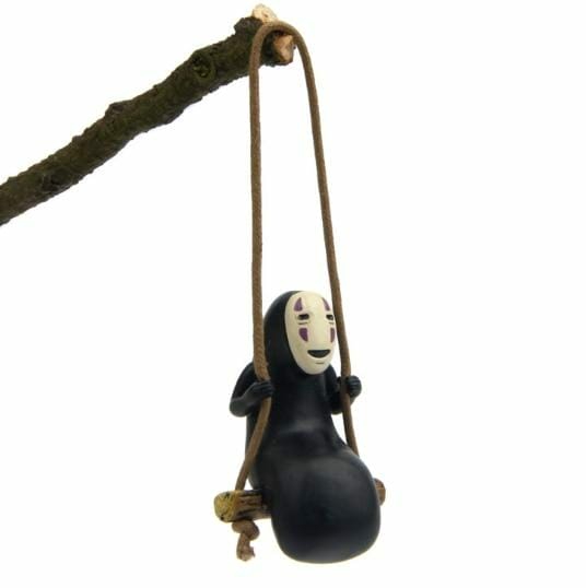 Spirited Away | Spirited Away Kaonashi No Face On The Swing Figure Plushies & Figurines Spirited Away