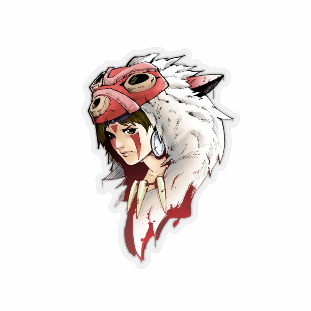 Stickers & Decals | Angry Princess Mononoke Stickers Home Decor Stickers & Decals