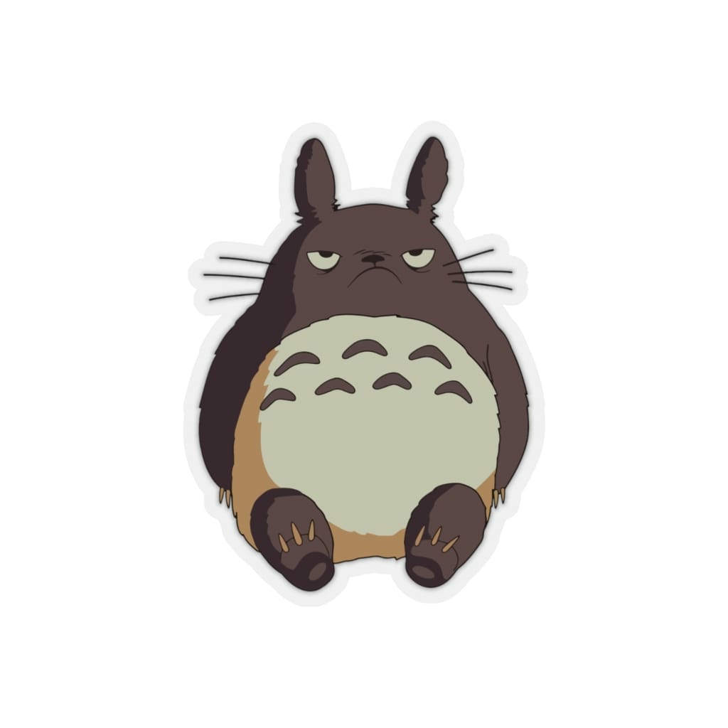 Stickers & Decals | Angry Totoro Sticker Home Decor Stickers & Decals