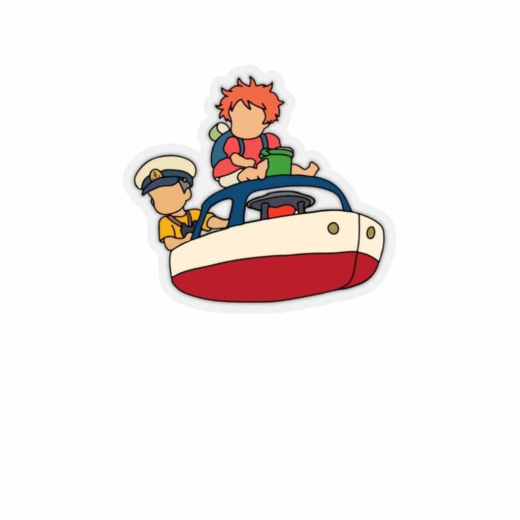 Stickers & Decals | Ponyo And Sosuke On The Boat Sticker Home Decor Stickers & Decals