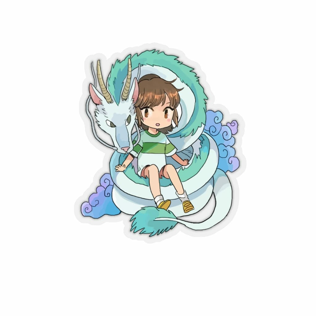 Stickers & Decals | Spirited Away Chihiro And The Dragon Chibi Sticker Home Decor Stickers & Decals