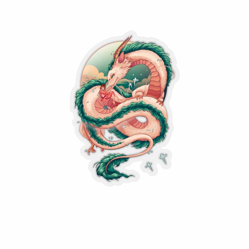 Stickers & Decals | Spirited Away Haku Dragon Fanart Stickers Home Decor Stickers & Decals