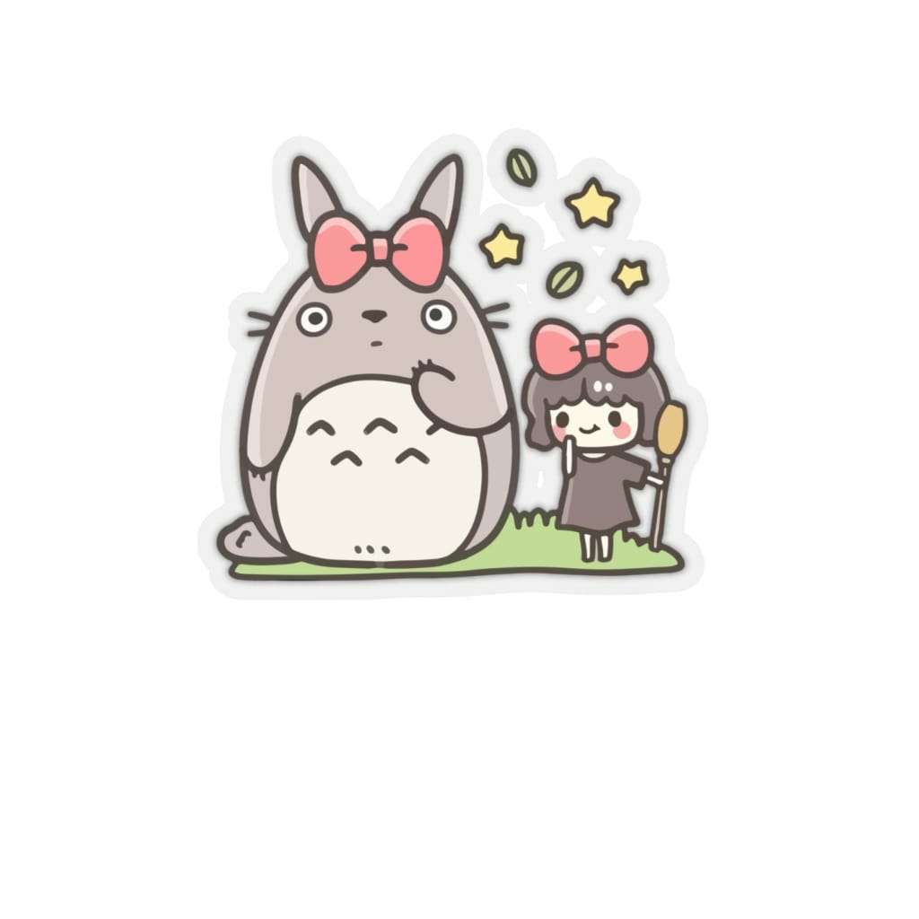 Stickers & Decals | Totoro And Kiki Stickers Home Decor Stickers & Decals