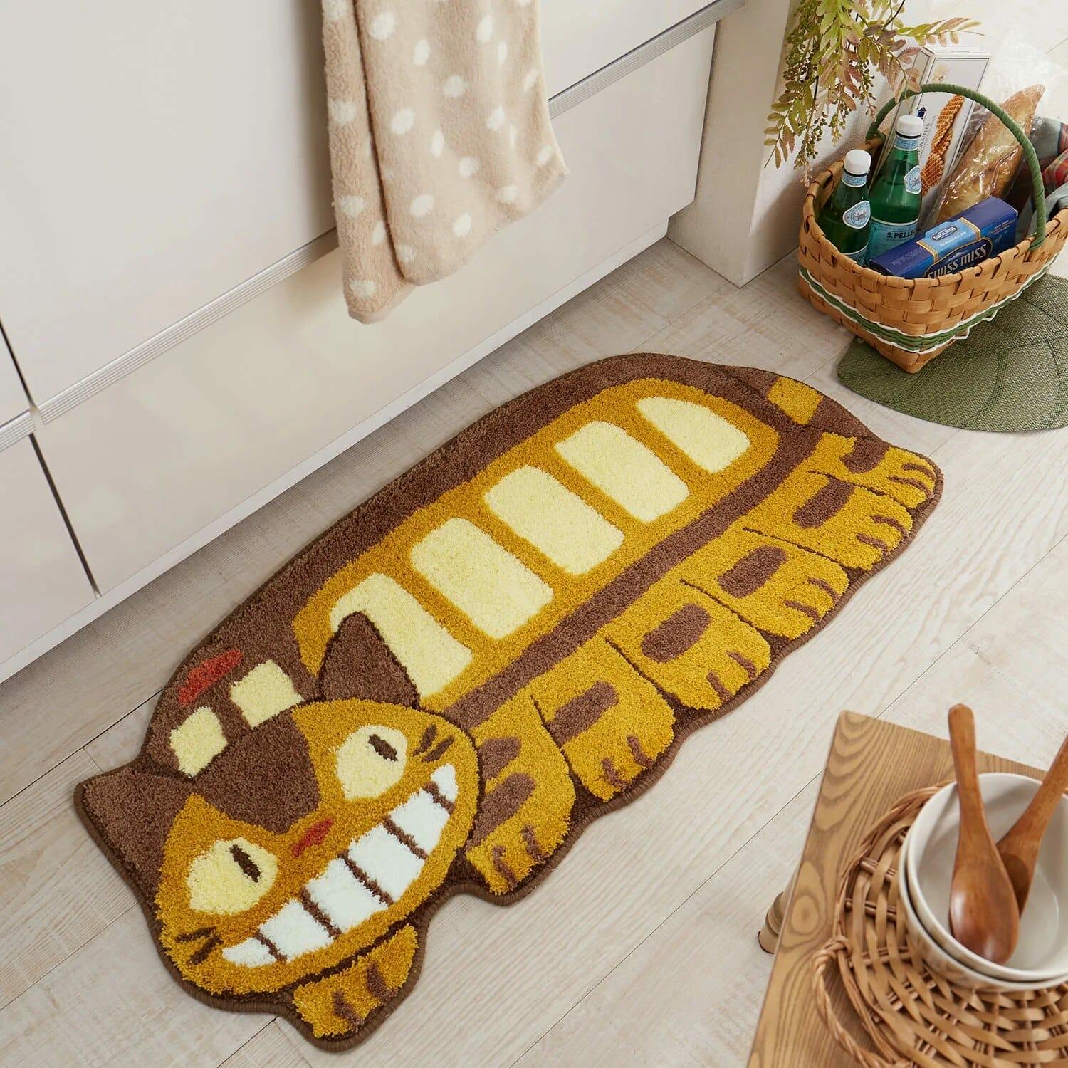 Toys & Games | My Neighbor Totoro Catbus High-Quality Soft Shaggy Rug Home Decor Toys & Games