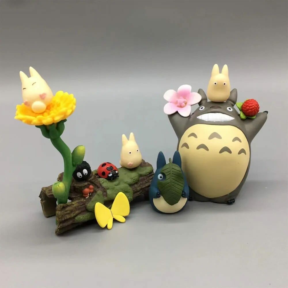 Toys & Games | My Neighbor Totoro Flowers And Plants Figure Home Decor Toys & Games