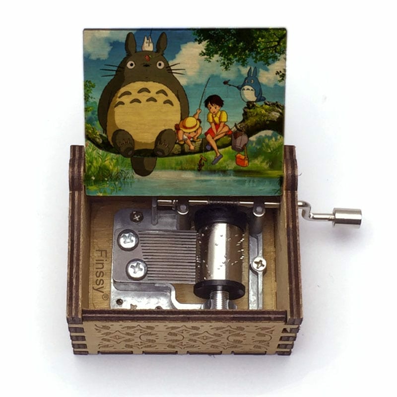 Toys & Games | My Neighbor Totoro Tonari No Totoro Wooden Music Box Home Decor Toys & Games