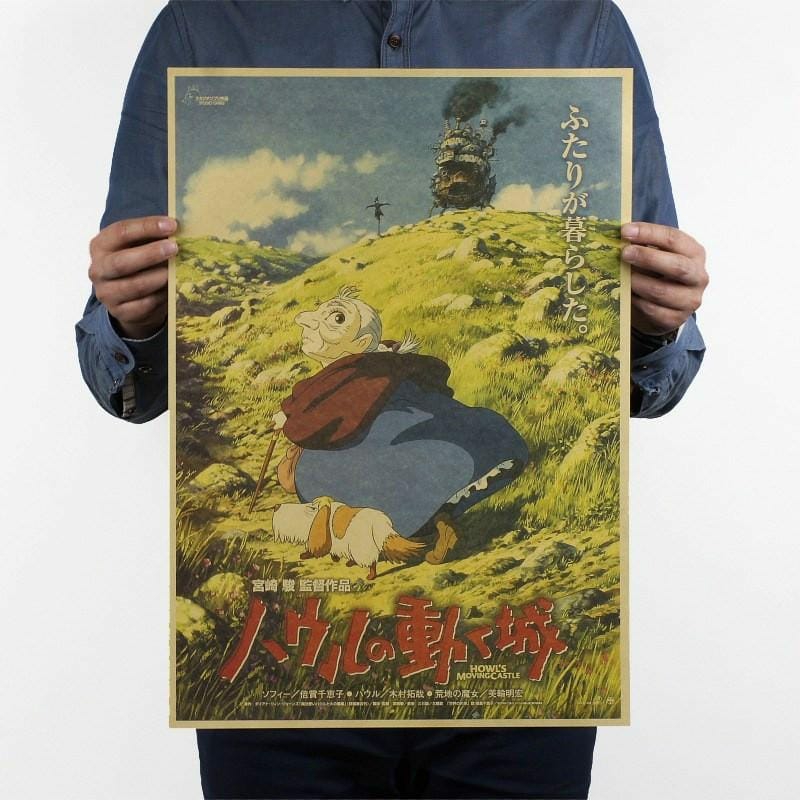 Wall Decor | Howl’s Moving Castle Classic Wall Poster Home Decor Wall Decor