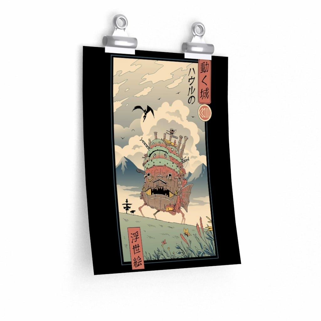 Wall Decor | Howl’s Moving Castle Ukiyo-E Art Poster Home Decor Wall Decor