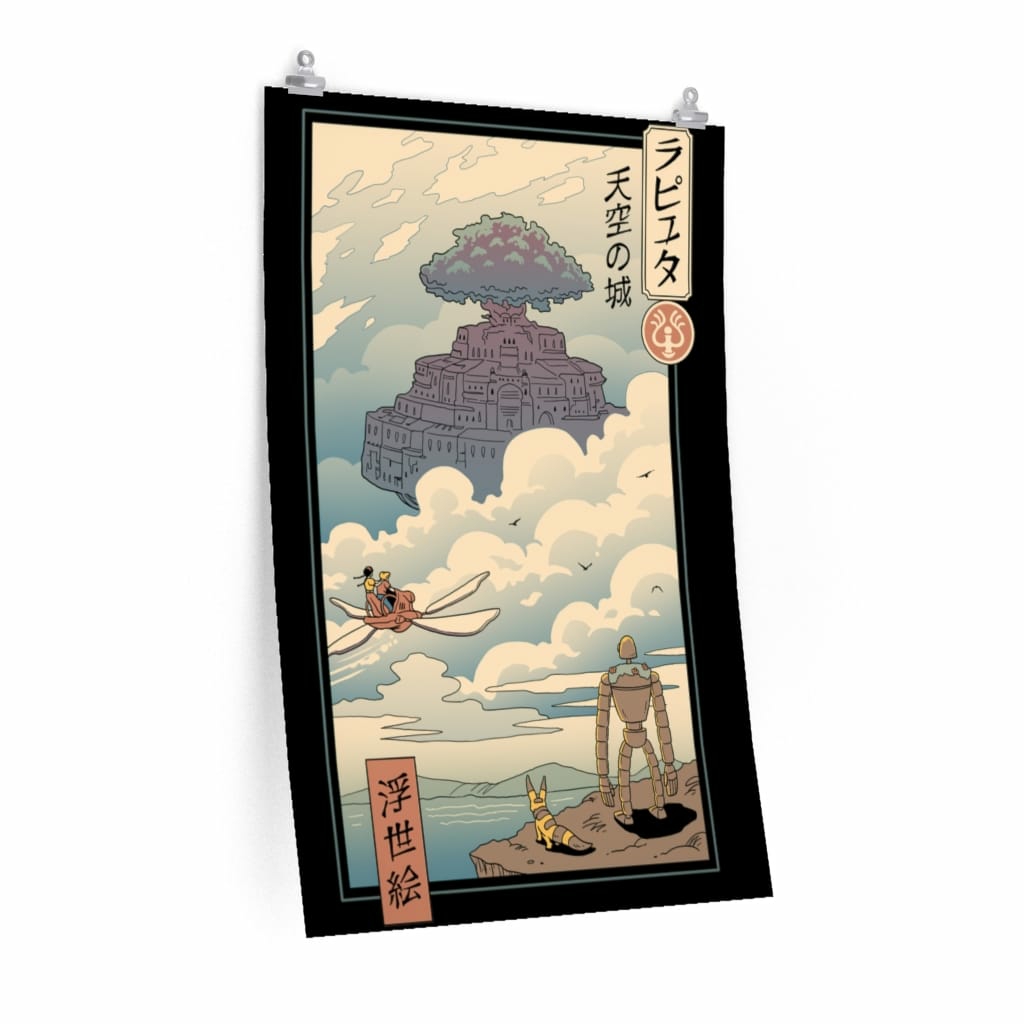 Wall Decor | Laputa: Castle In The Sky Ukiyo-E Art Poster Home Decor Wall Decor