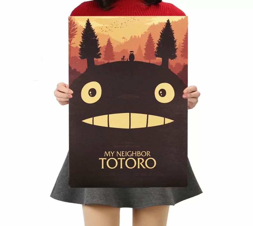 Wall Decor | My Neighbor Totoro Classic Kraft Paper Poster Home Decor Wall Decor