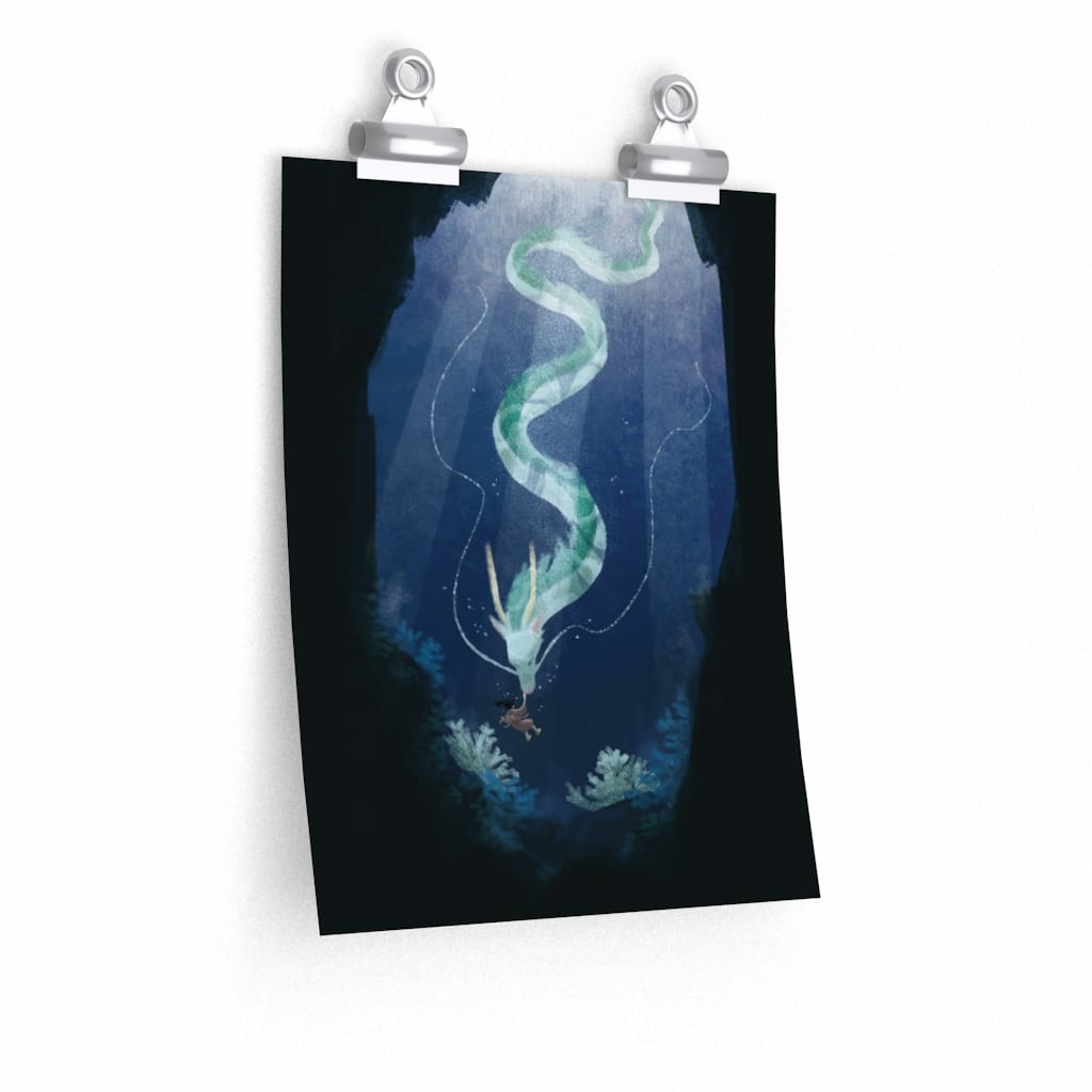 Wall Decor | Spirited Away Watercolor Fanart Poster Home Decor Wall Decor