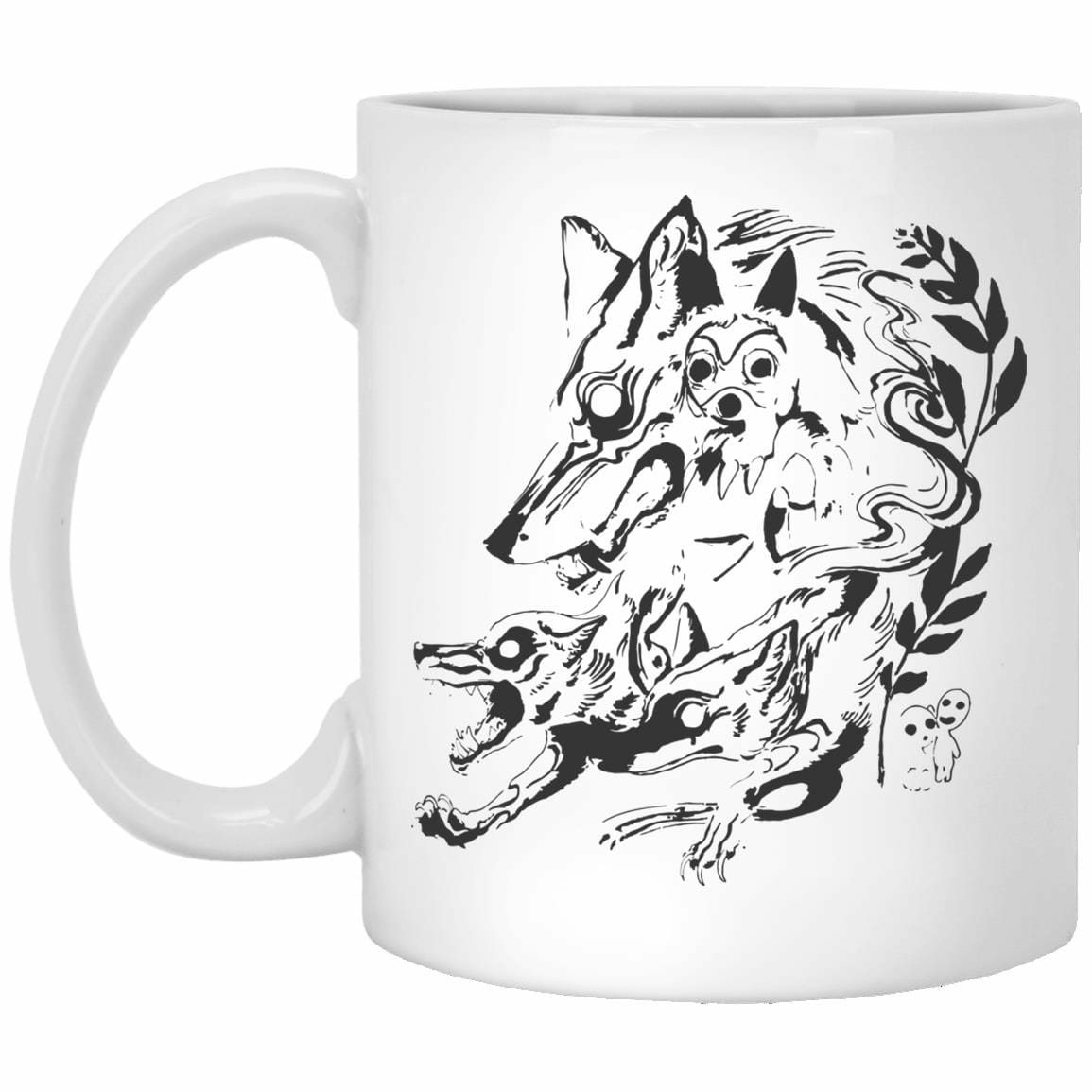 Mugs | Princess Mononoke And The Wolf Creative Art Mug Home Decor Mugs