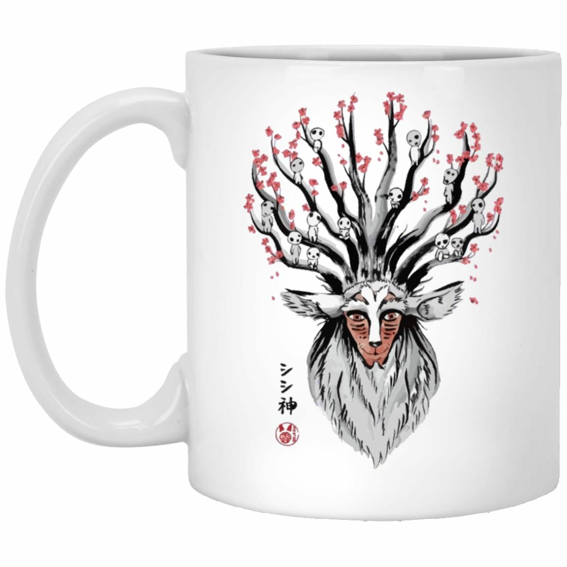 Mugs | Princess Mononoke – Shishigami And Sakura Mug Home Decor Mugs